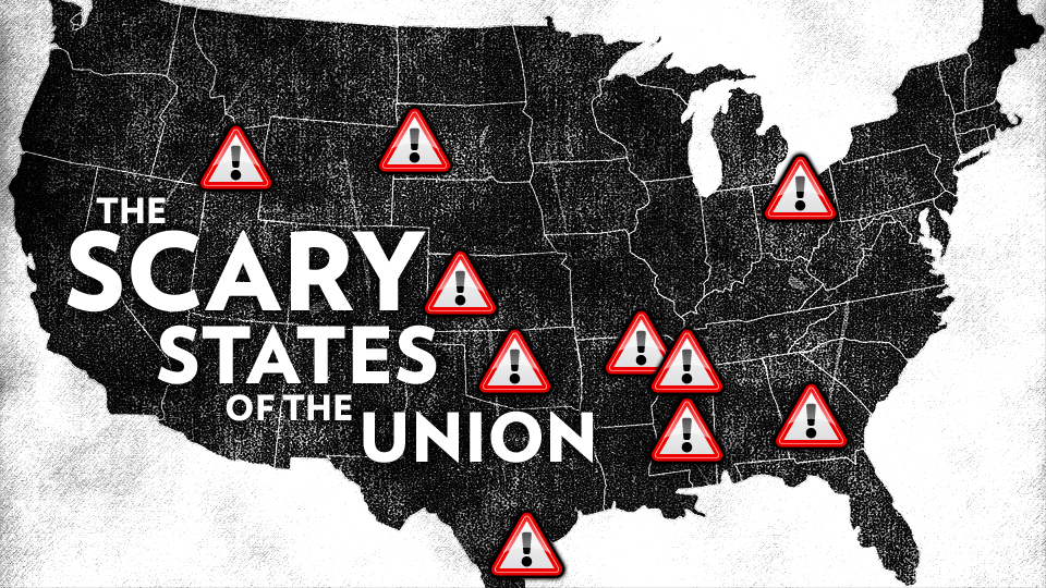 The Ten Scariest Places to Have Ladyparts in America